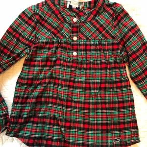 Vineyard Vines flannel tunic shirt